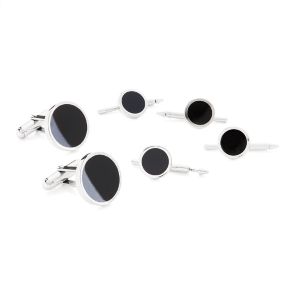 Brooks Brothers Onyx Stud Set - Cufflinks